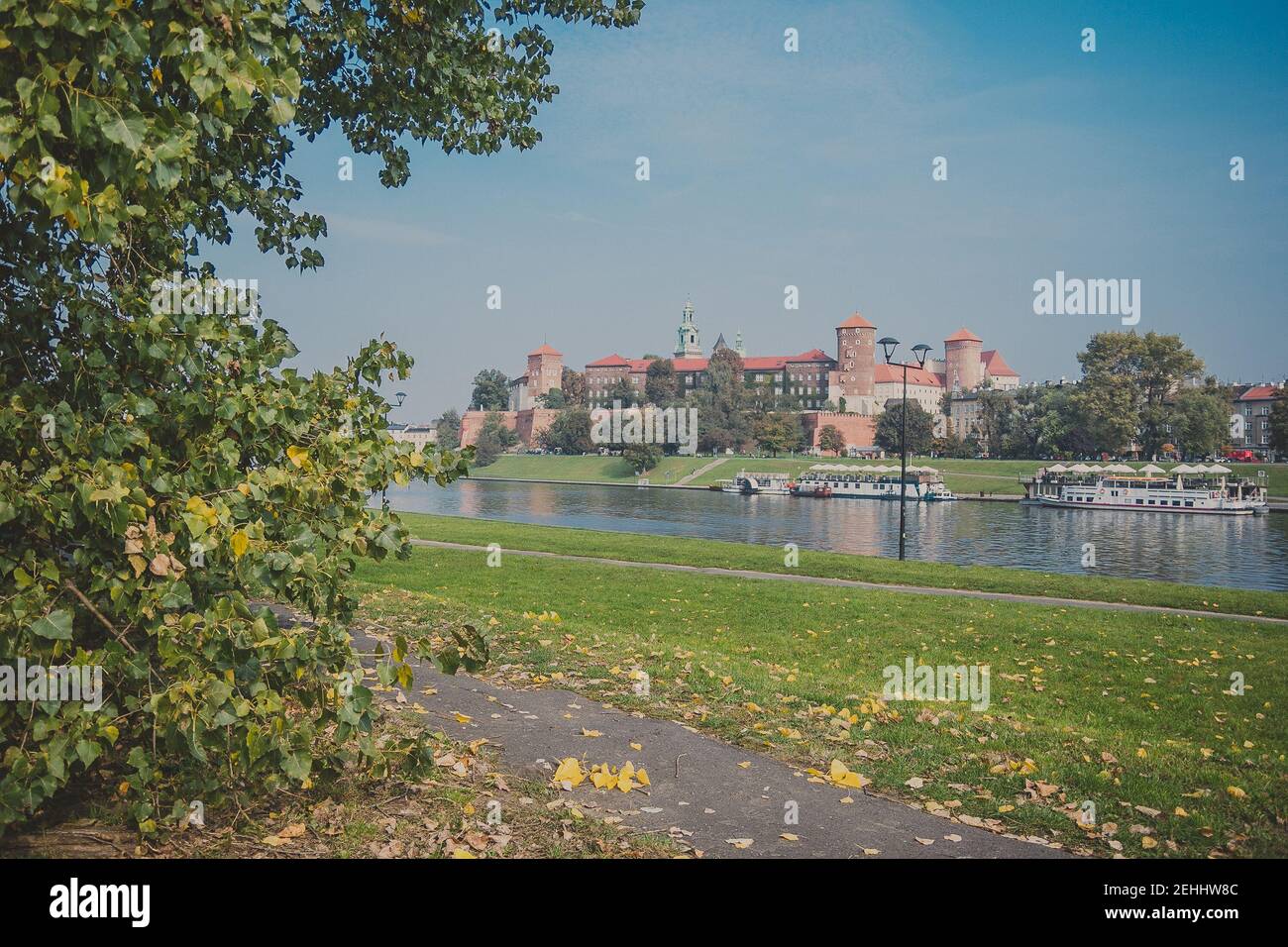 Le château royal de Wawel à Cracovie, en Pologne Banque D'Images