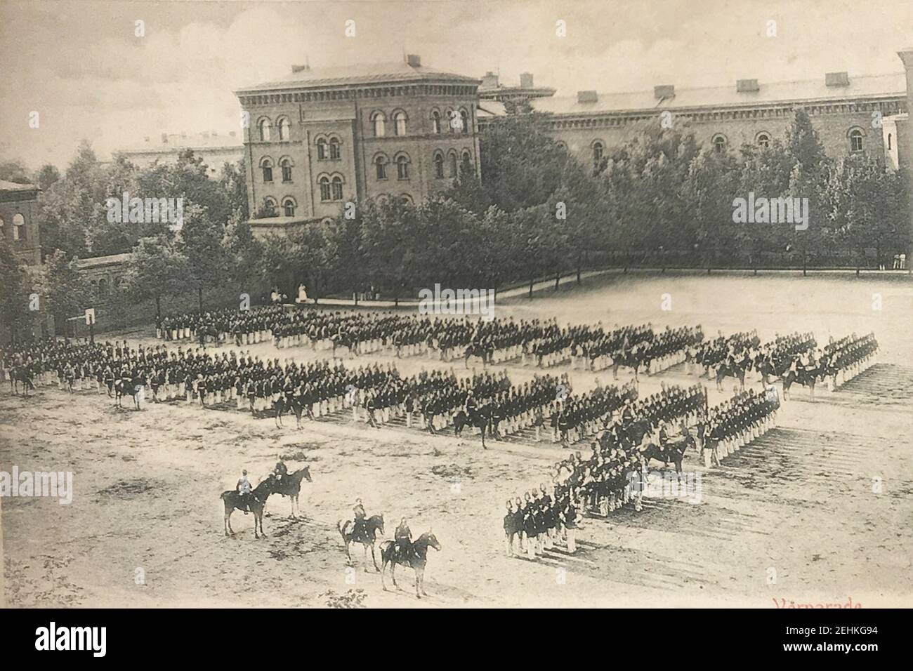 Parade Kadettenanstalt. Banque D'Images