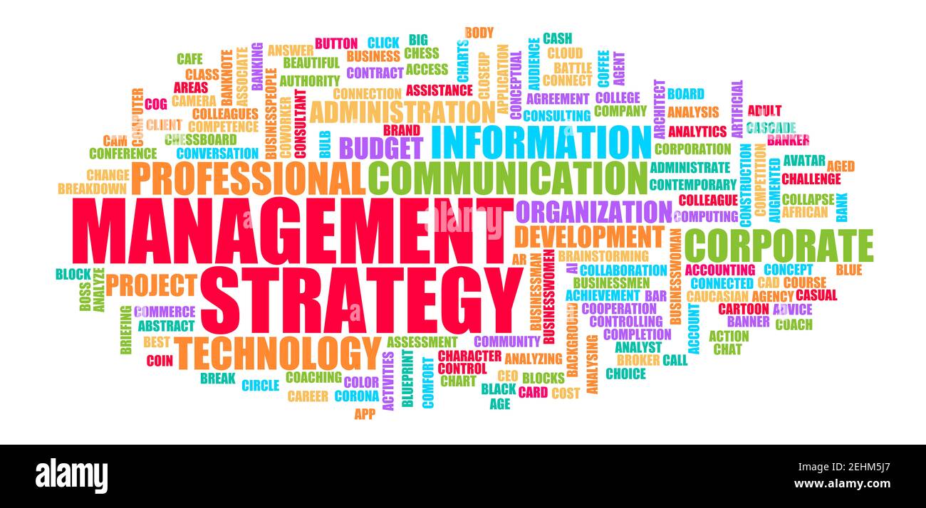 Stratégie de gestion la réussite commerciale comme concept Banque D'Images