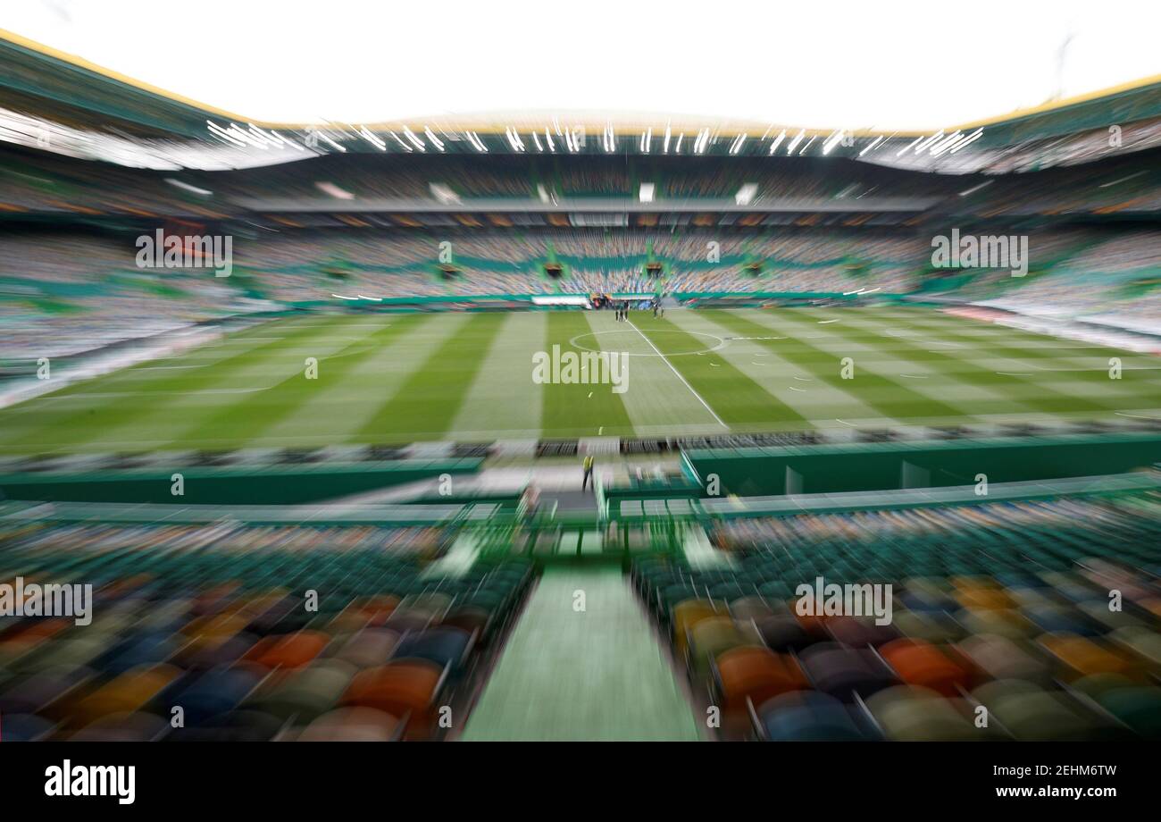 Football football - Europa League - Groupe Stage - Groupe E - Sporting CP v Arsenal - Estadio Jose Alvalade, Lisbonne, Portugal - 25 octobre 2018 vue générale à l'intérieur du stade avant le match REUTERS/Rafael Marchante Banque D'Images