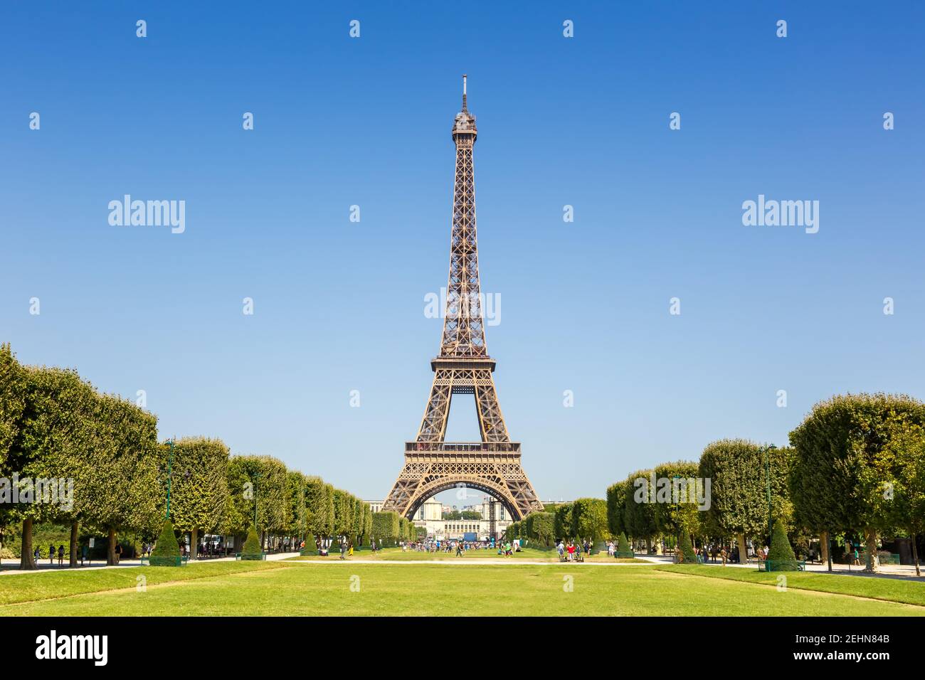 Paris Tour Eiffel France voyage site touristique voyager Banque D'Images