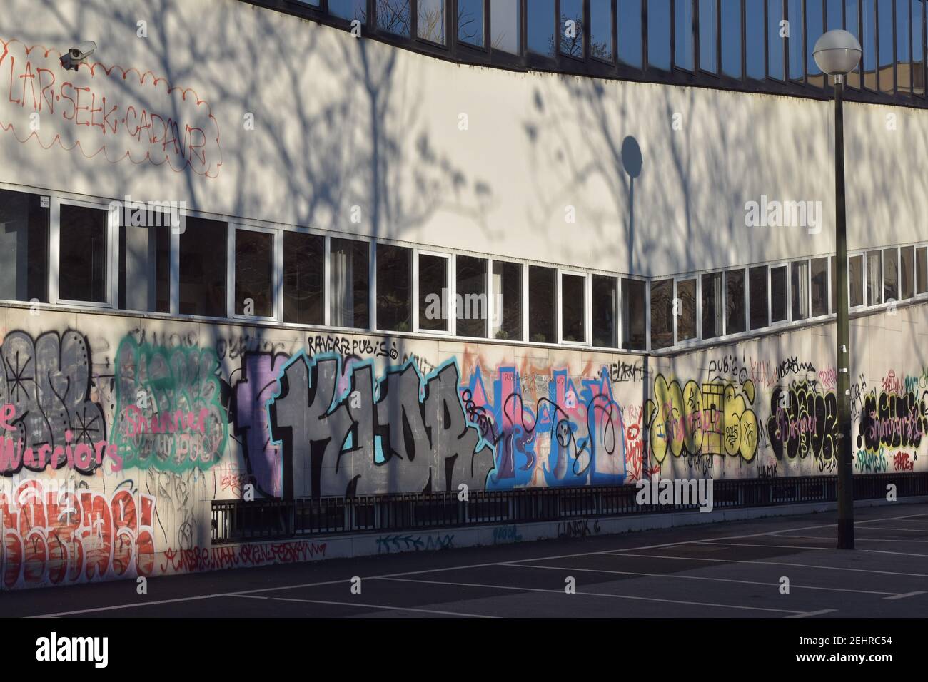 Construction de la Faculté des mines, de géologie et de génie pétrolier à Zagreb, Croatie Banque D'Images