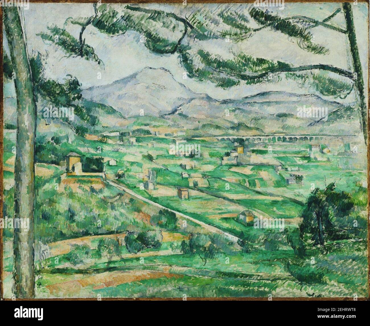 Paul Cézanne - Mont Sainte-Victoire Banque D'Images