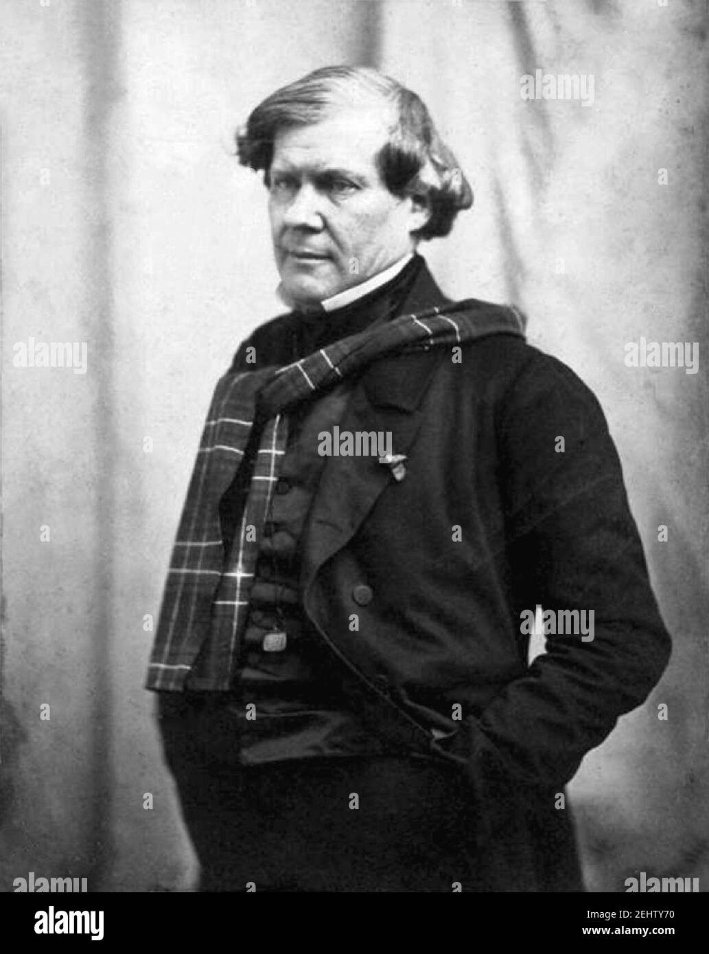 Paul Lacroix (Bibliophile Jacob) par Nadar. Banque D'Images