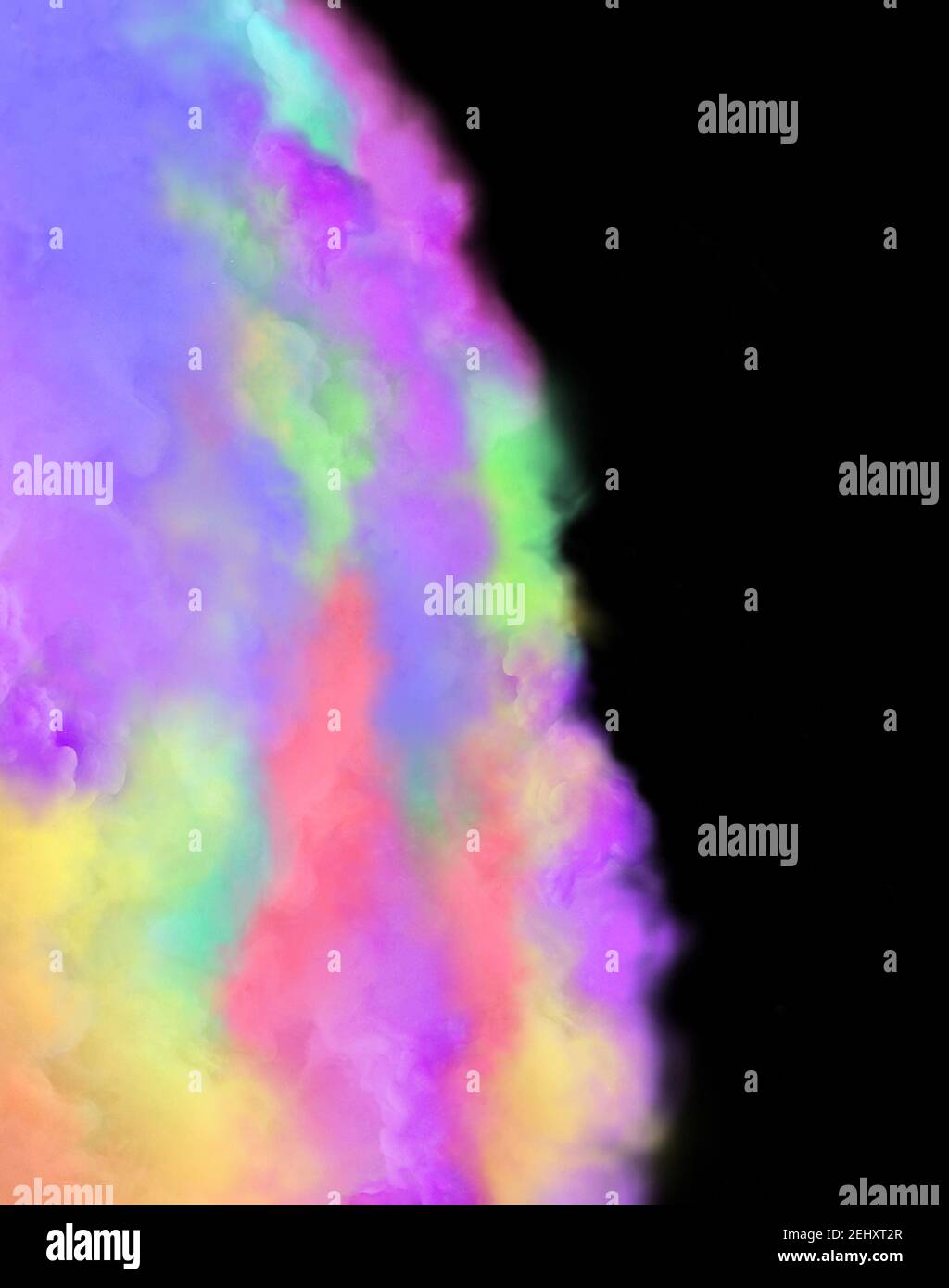 Fumee Isolee Sur Fond Noir Fumee Abstraite Pour Le Design Resume Holi Colore Fumee Concept Abstraction De Fumee Coloree Par Mouvement Photo Stock Alamy