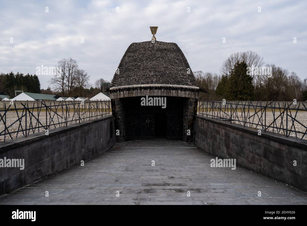 Camp de concentration de Dachau Banque D'Images