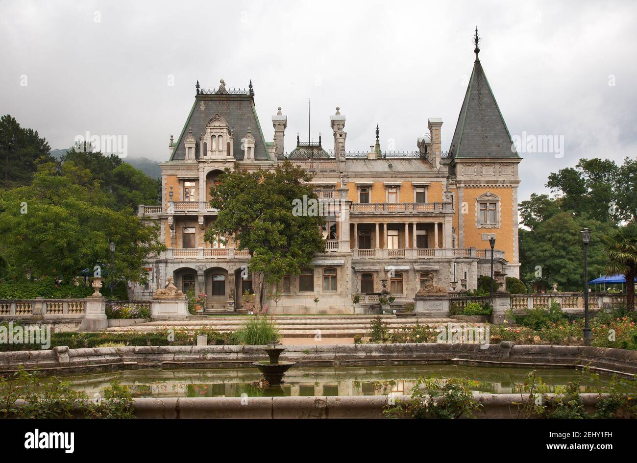 Parc de l'empereur d'Alexandre III à Massandra. Crimée. Ukraine Banque D'Images