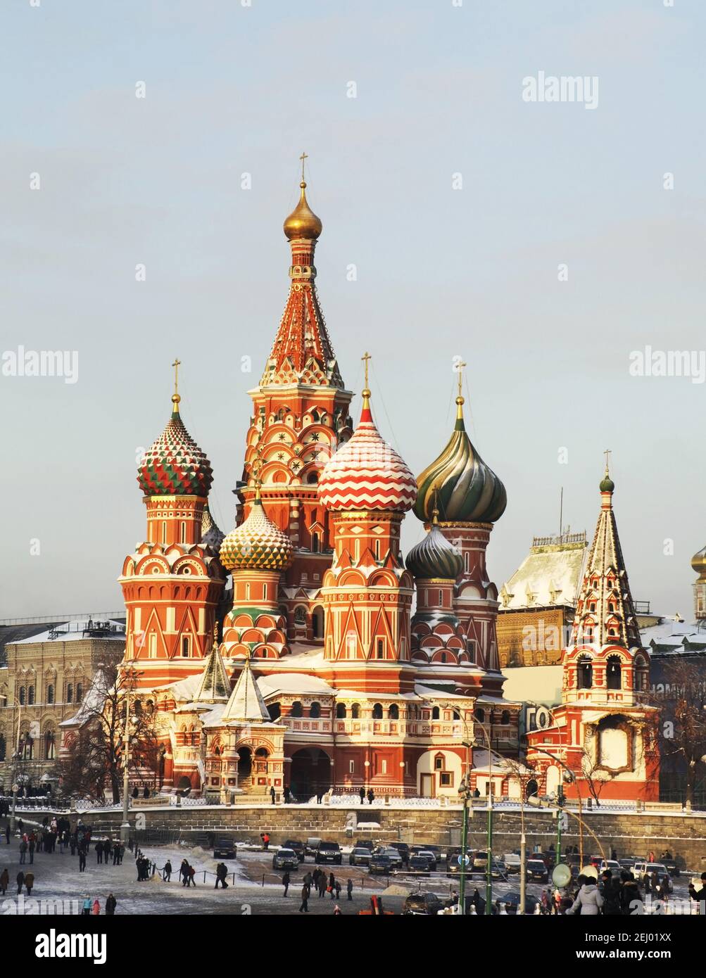 La Cathédrale Saint-Basile à Moscou. La Russie Banque D'Images