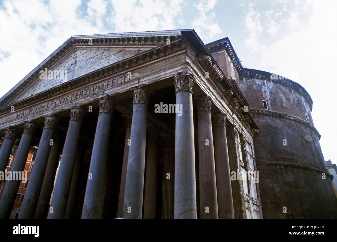 Italie Rome Pantheon Piazza della Rotunda Banque D'Images