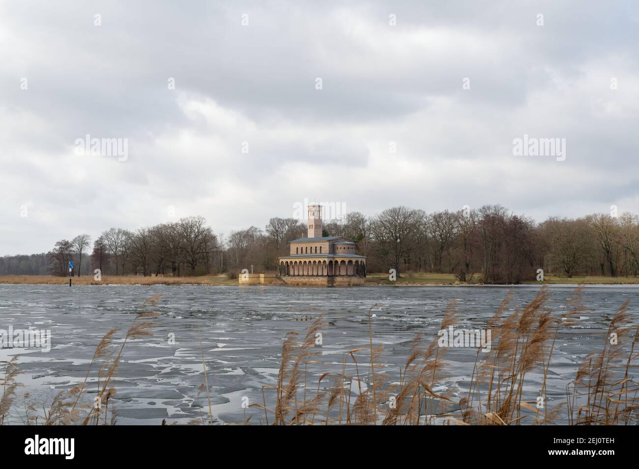 Église du Rédempteur sur la Havel, Sacrow Banque D'Images