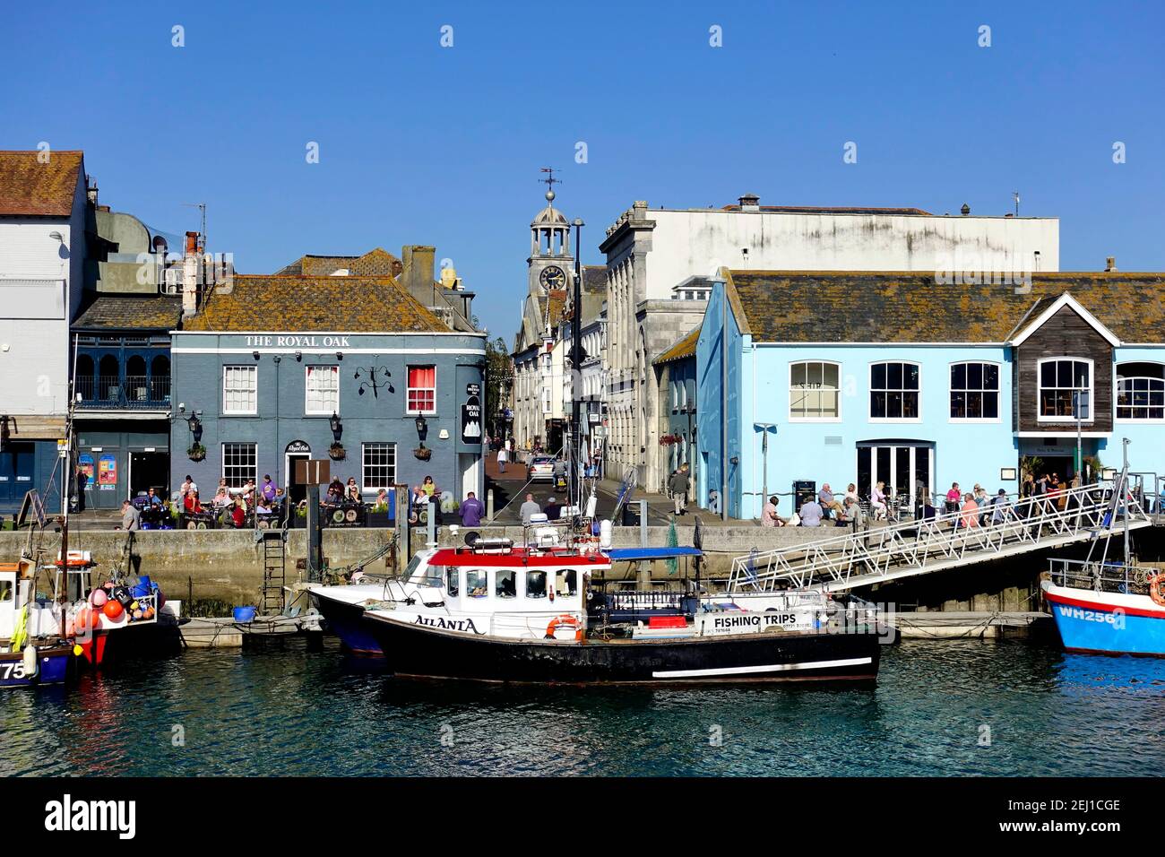 Weymouth, Dorset / Royaume-Uni - octobre 10 2018 : le chêne royal au port de Weymouth à Dorset, Angleterre, Royaume-Uni Banque D'Images