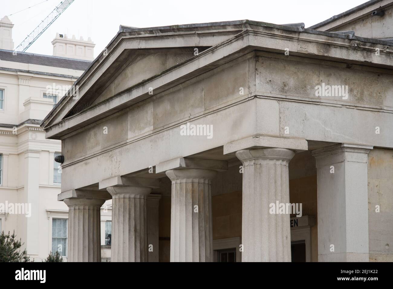 Hyde Park Corner Lodge Cafe Greek Revival Architecture Doric Order Banque D'Images