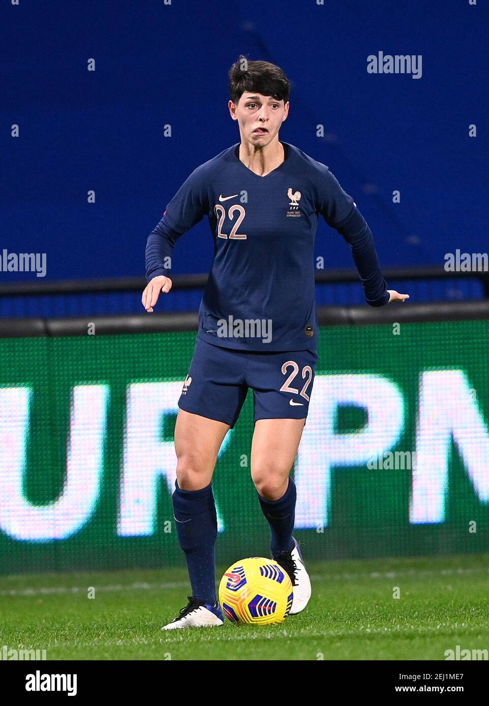 Française Elisa de Almeida (22) photographiée pendant le match amical international de Womens entre la France et la Suisse au Stade Saint-Symphorien à Longeville-lès-Metz, France. Crédit: SPP Sport presse photo. /Alamy Live News Banque D'Images Française Elisa de Almeida (22) photographiée pendant le match amical international de Womens entre la France et la Suisse au Stade Saint-Symphorien à Longeville-lès-Metz, France. Crédit: SPP Sport presse photo. /Alamy Live News Banque D'Images