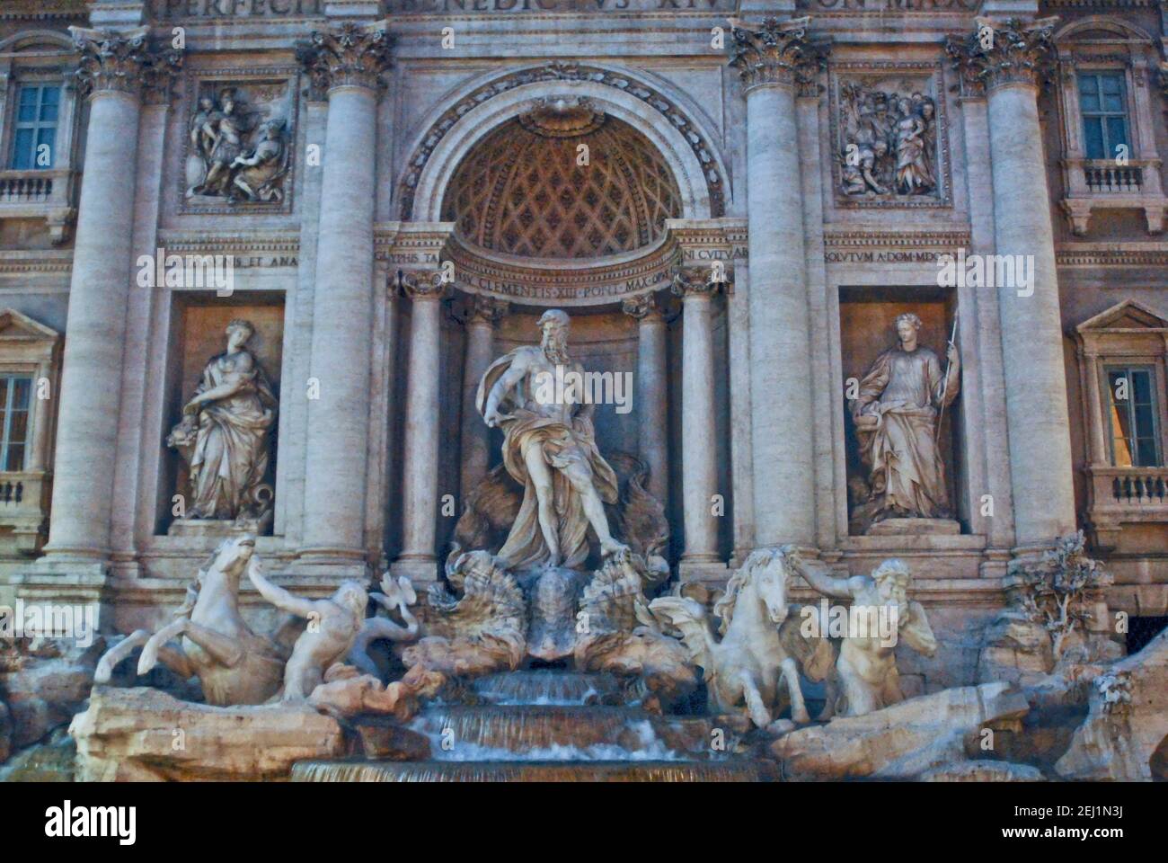 Fontana di Trevi (fontaine de Trevi), Rome, Italie Banque D'Images