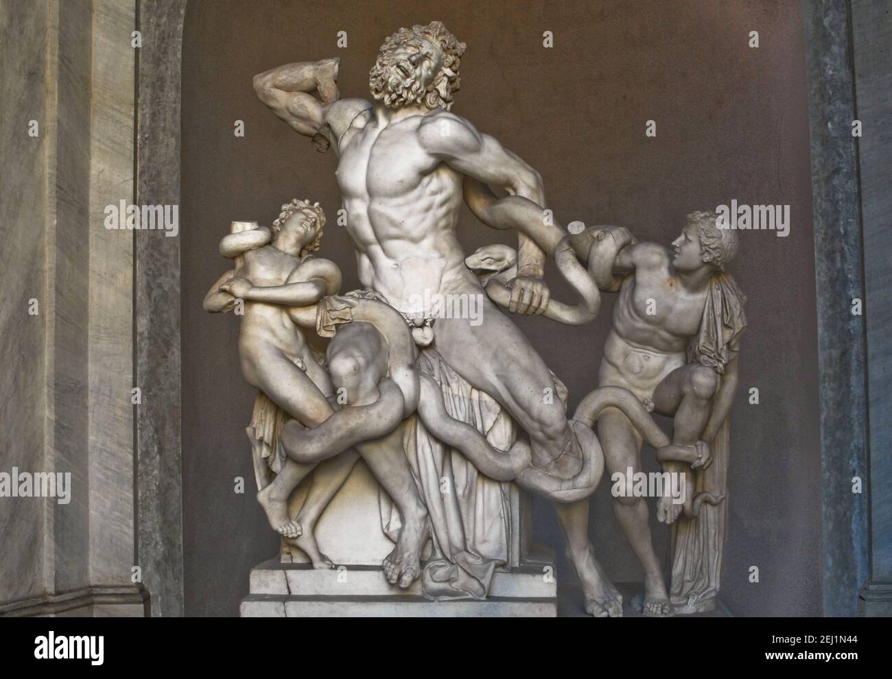 Laocoön et ses fils. Musée du Vatican Banque D'Images