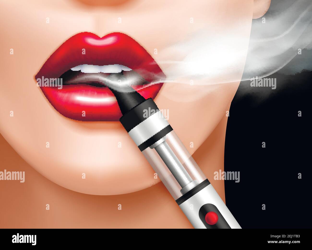vape femme kit cigarette electronique design complet 200w