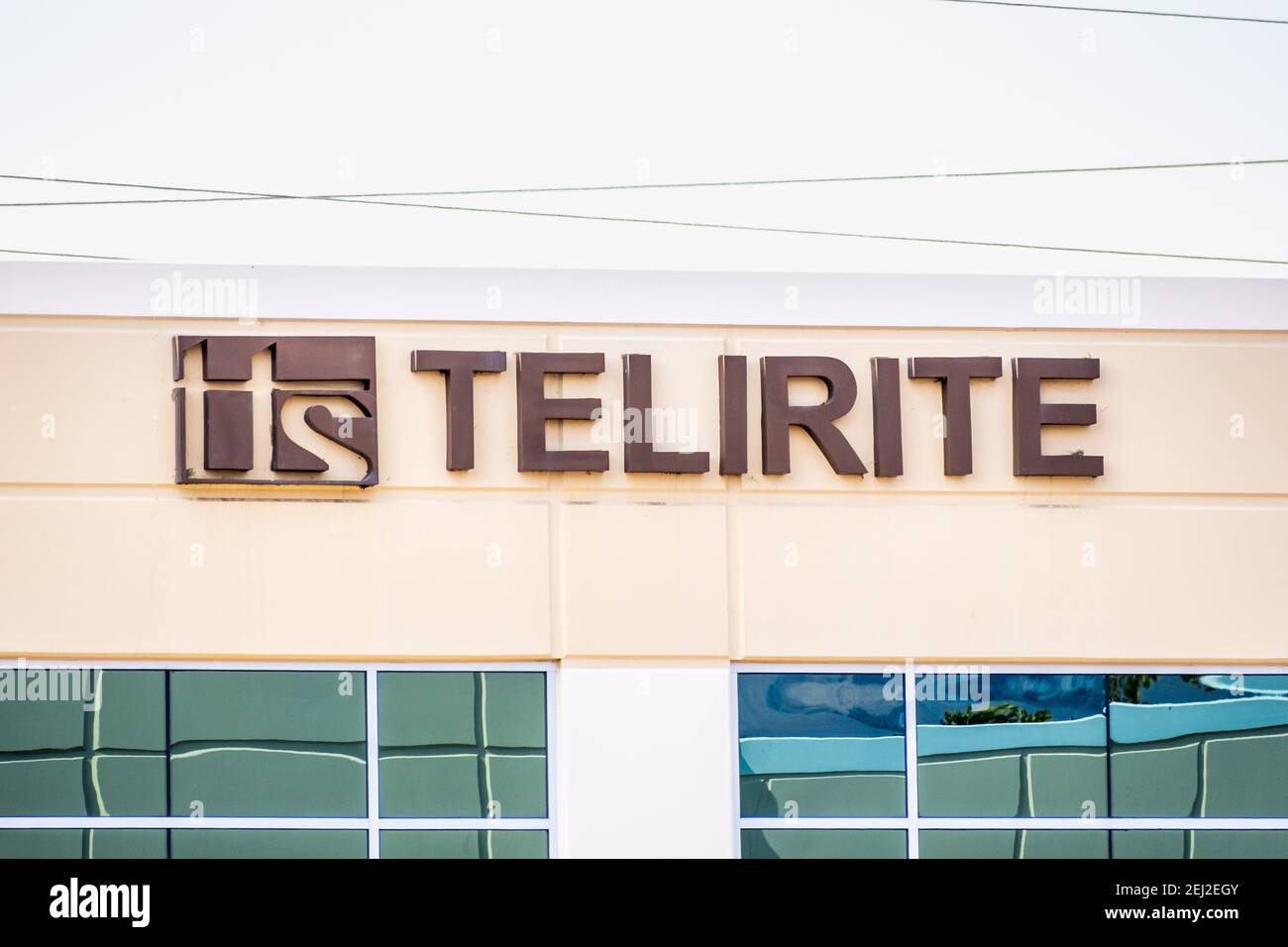 17 sept 2020 Fremont / CA / USA - logo Telirite à leur siège social dans la Silicon Valley ; Telirite Technical Services fait partie du Semiconductor & OT Banque D'Images