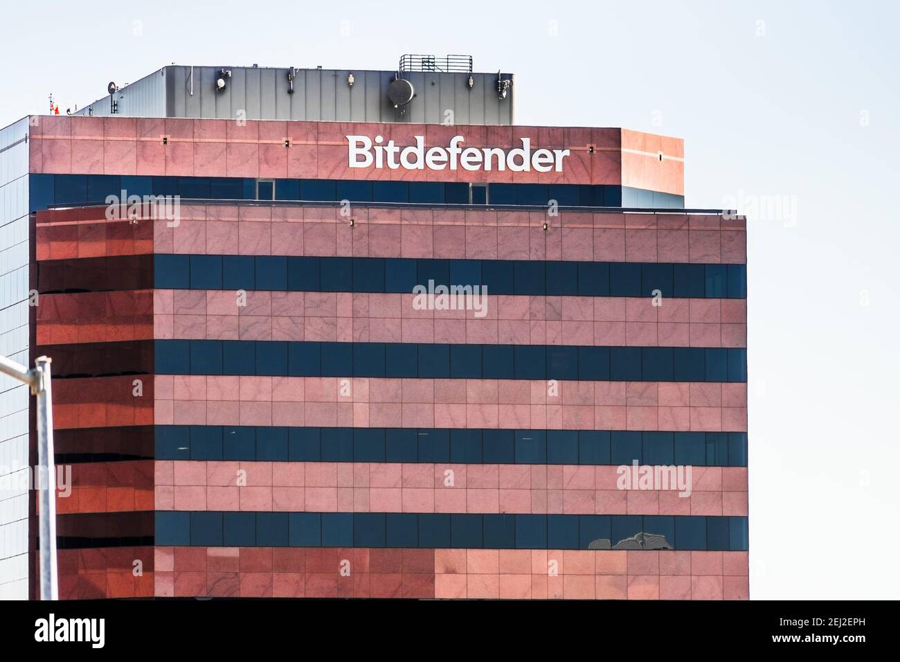 11 oct 2020 Santa Clara / CA / USA - le siège de Bitdefender dans la Silicon Valley; Bitdefender SRL est une société roumaine de technologie de cybersécurité Banque D'Images