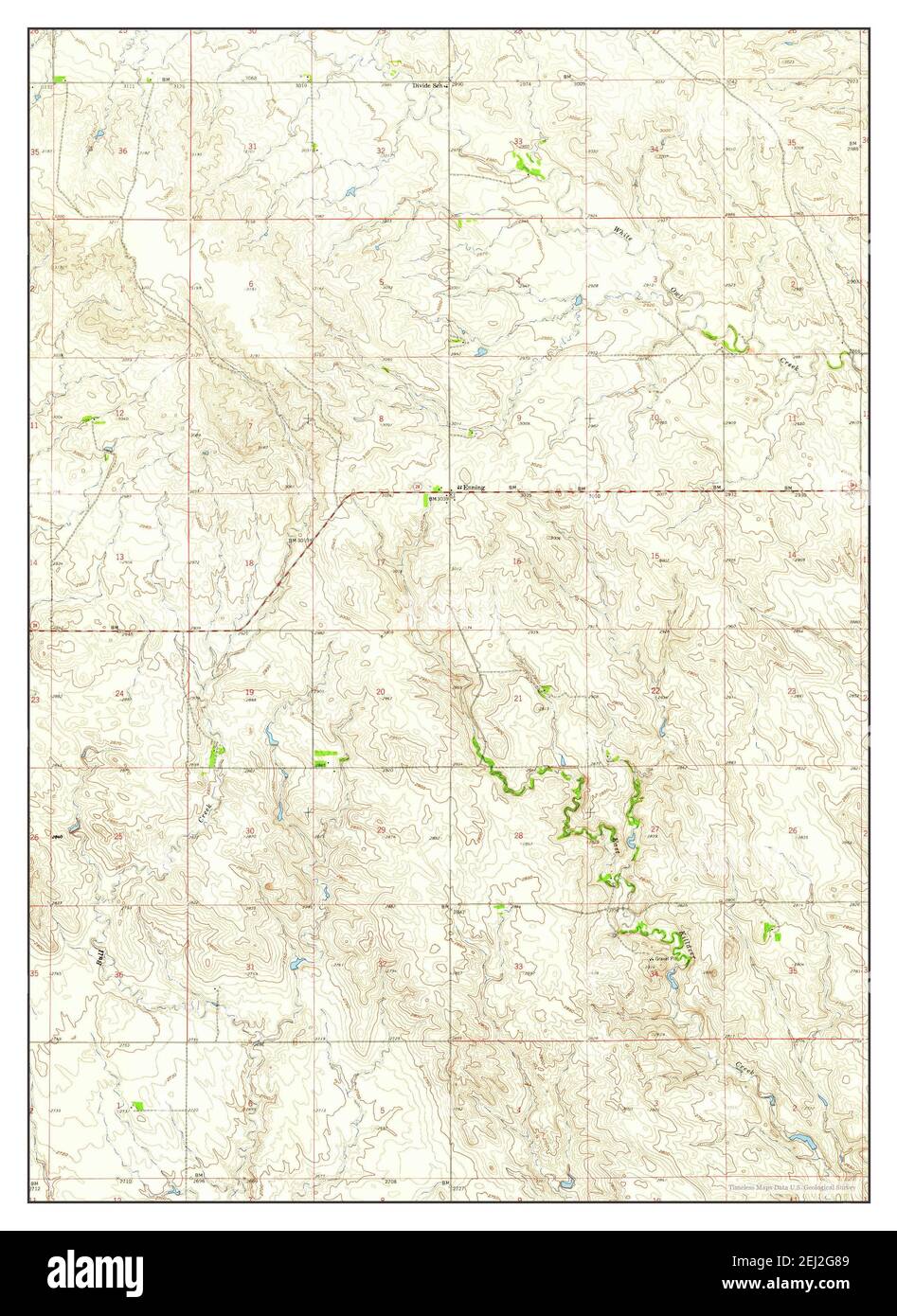 Carte du canton du dakota du sud Banque de photographies et d’images à