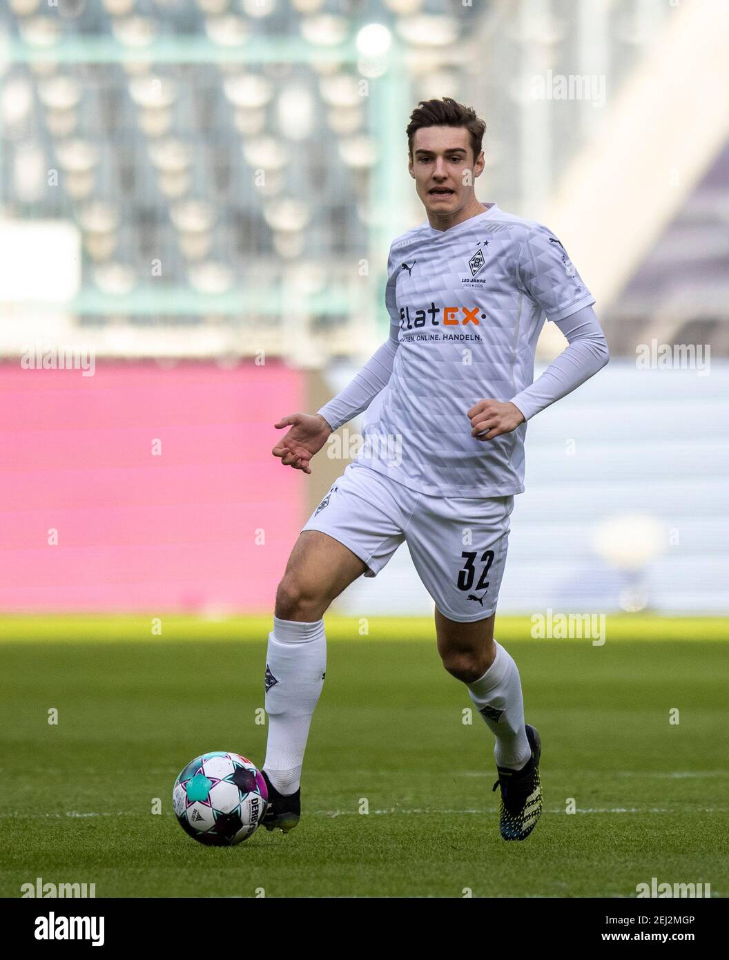 Florian Neuhaus (BMG) Borussia Mönchengladbach - FSV Mainz 05 20.02.2021, Fussball; 1. Bundesliga, saison 2020/21 Foto: Moritz Müller Copyright (nur Banque D'Images