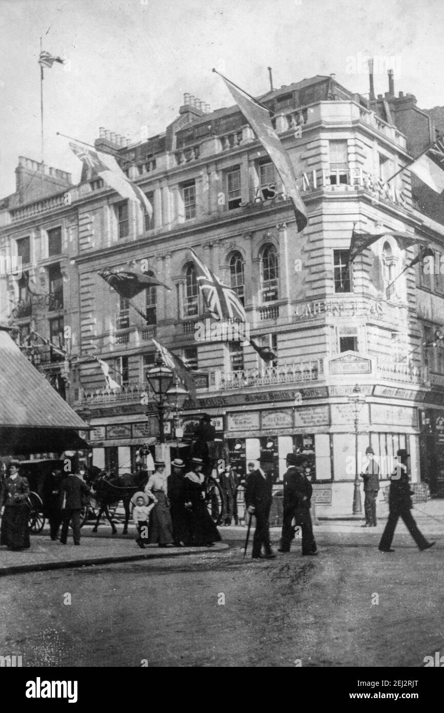 La boutique au 53 New Oxford Street 1930, James Smith & Sons, Angleterre, Royaume-Uni Banque D'Images