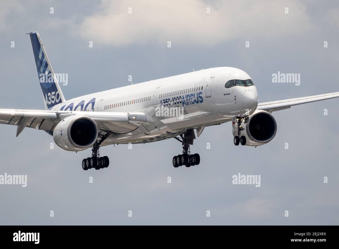 Airbus A350-1000 XWB Airliner se exécutant au salon de l'Air de Paris. France - 20 juin 2019 Banque D'Images