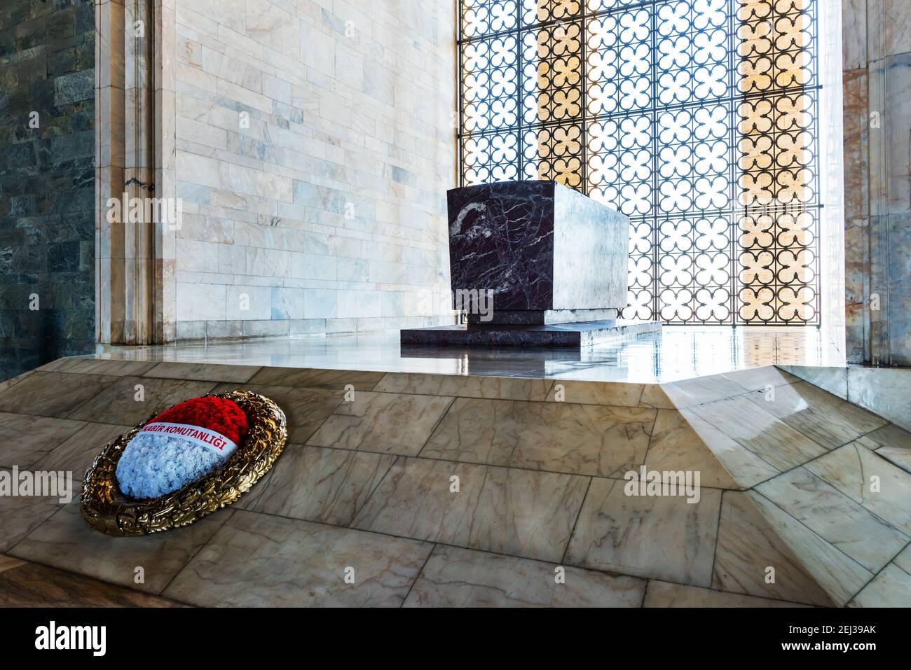 ANKARA, TURQUIE - 3 SEPTEMBRE 2020 : ANITKABIR. Anitkabir est le mausolée de Mustafa Kemal Ataturk. Ankara, Turquie. Banque D'Images