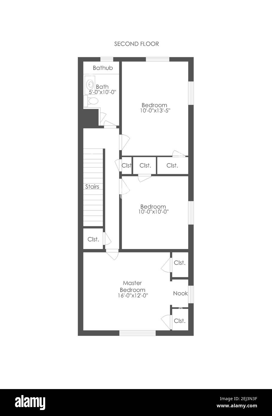 Plan d'étage. Intérieur. plan d'étage 3d pour l'immobilier. Plan de la maison. Design 3D de l'espace domestique. Plan d'étage en couleur. Banque D'Images