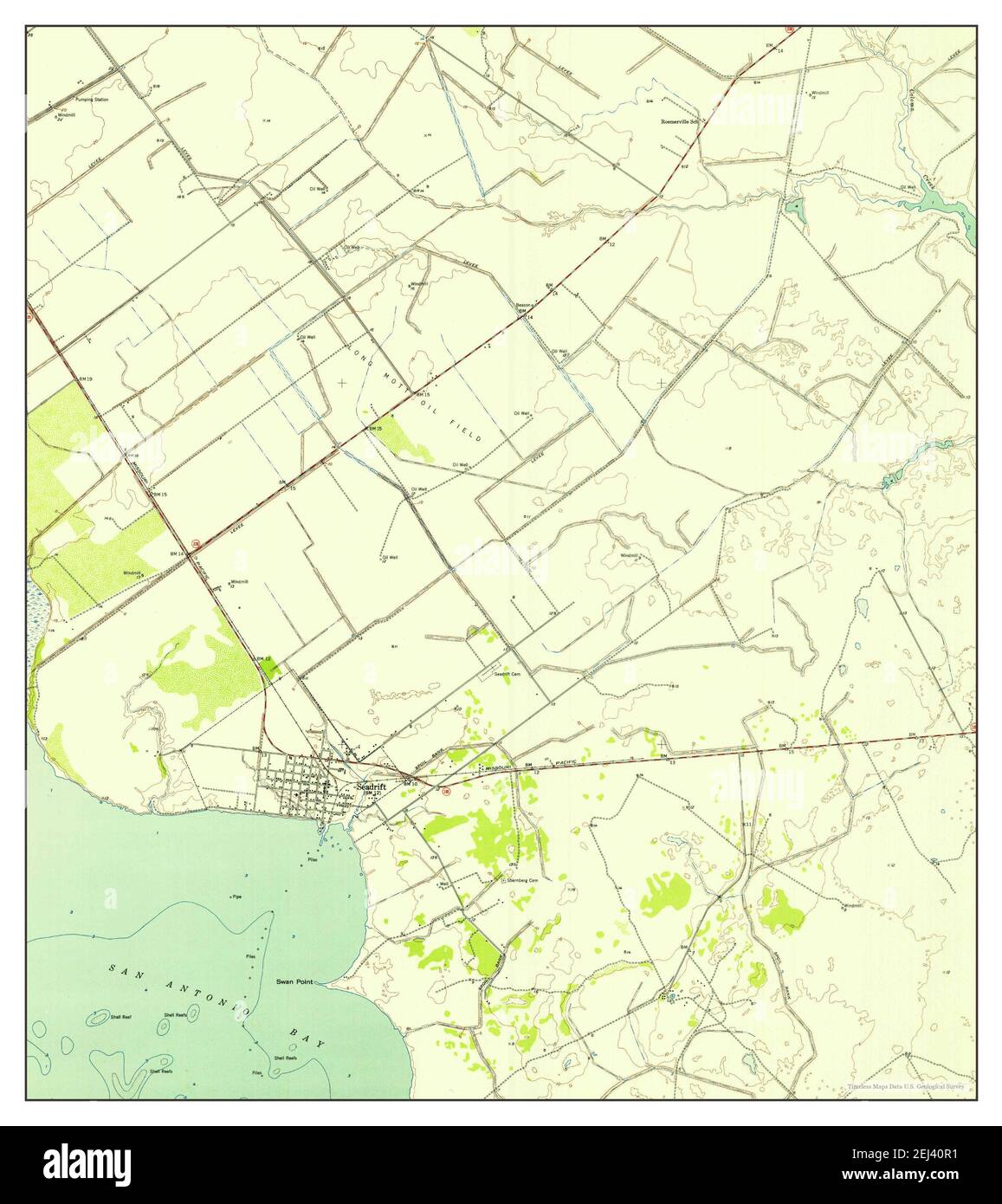 Carte de seadrift texas Banque de photographies et d’images à haute