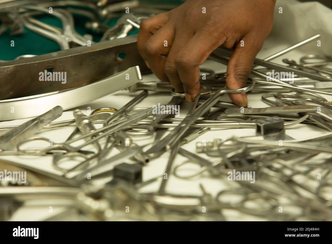 Équipement hospitalier au Bangladesh Banque D'Images