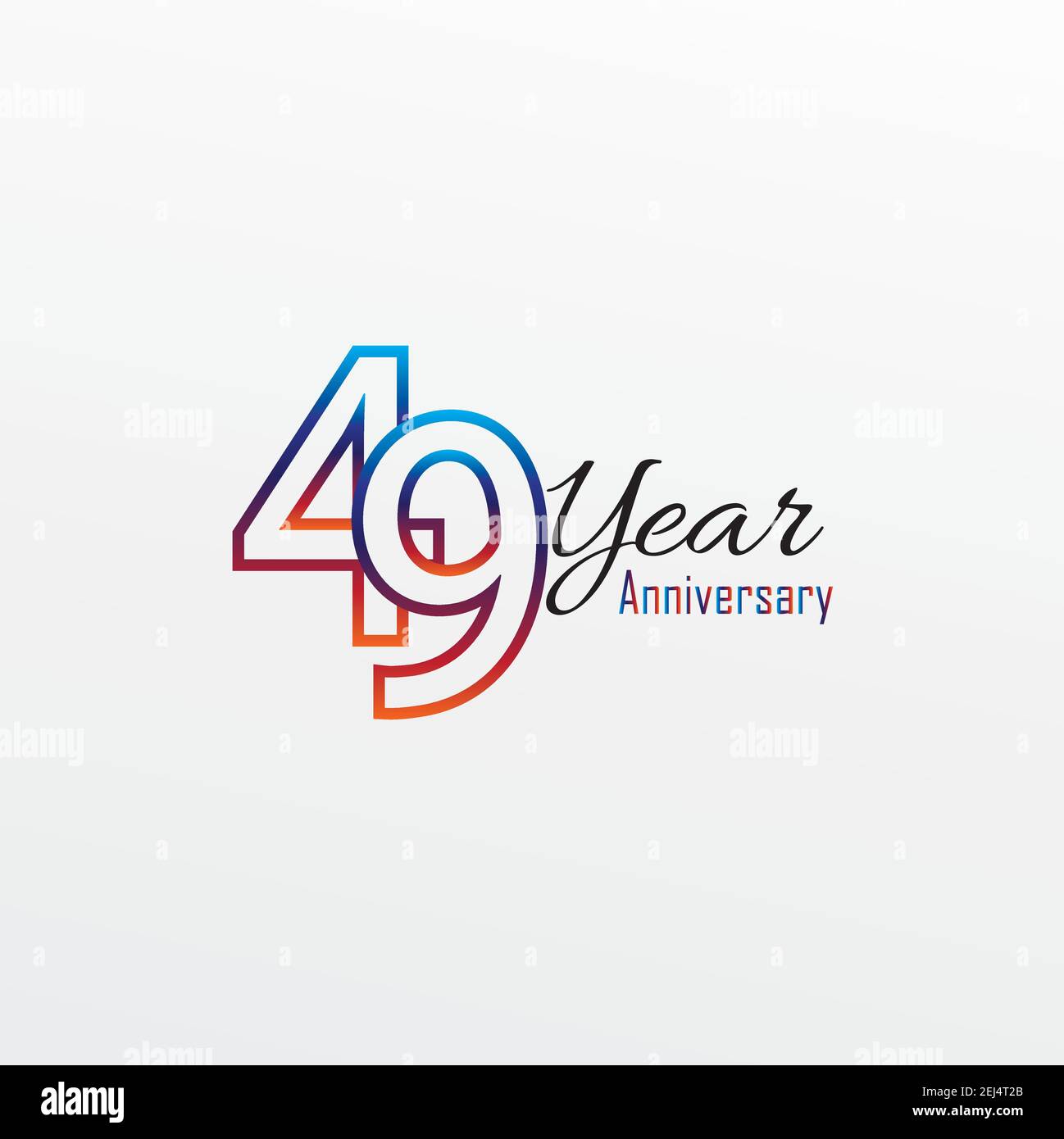 Logo Anniversaire 49 Ans Banque D Image Et Photos Alamy