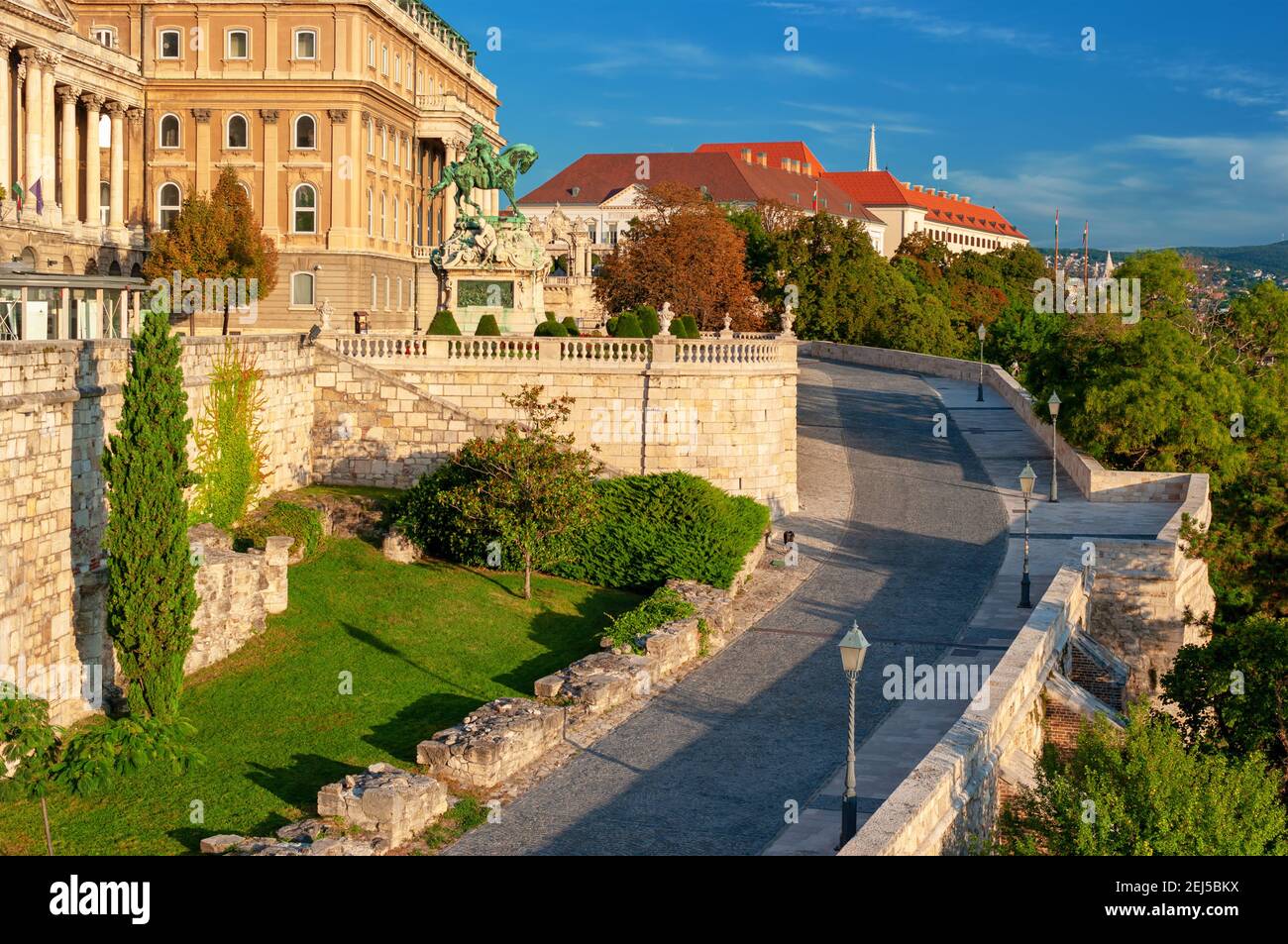 Le château de Buda à Budapest Hongrie Banque D'Images