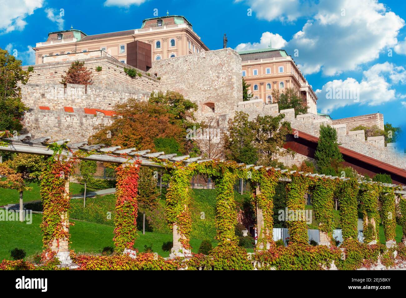 Le château de Buda à Budapest Hongrie Banque D'Images