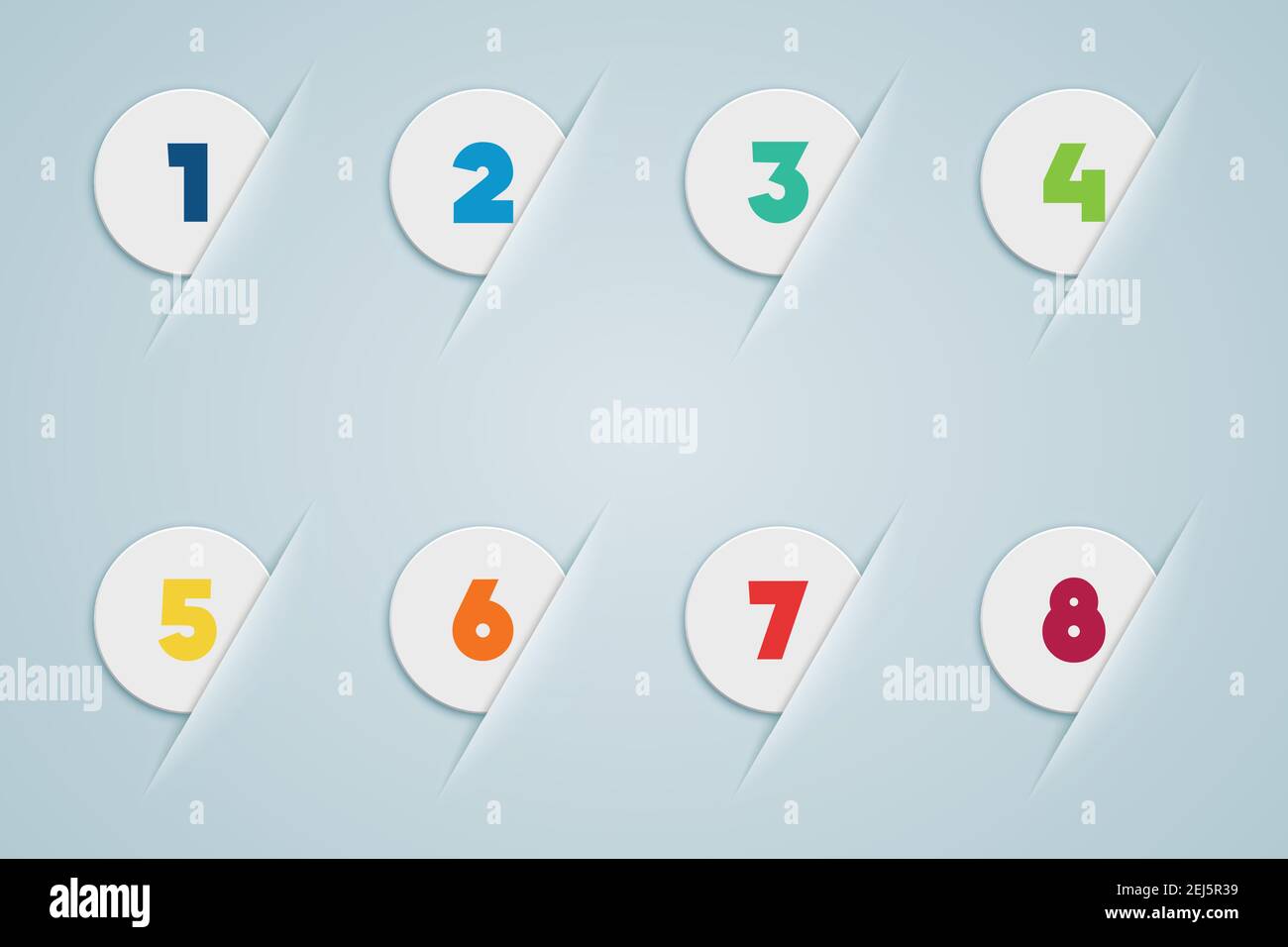 Infographie 3D bulles d'étape numérotées 3 Illustration de Vecteur