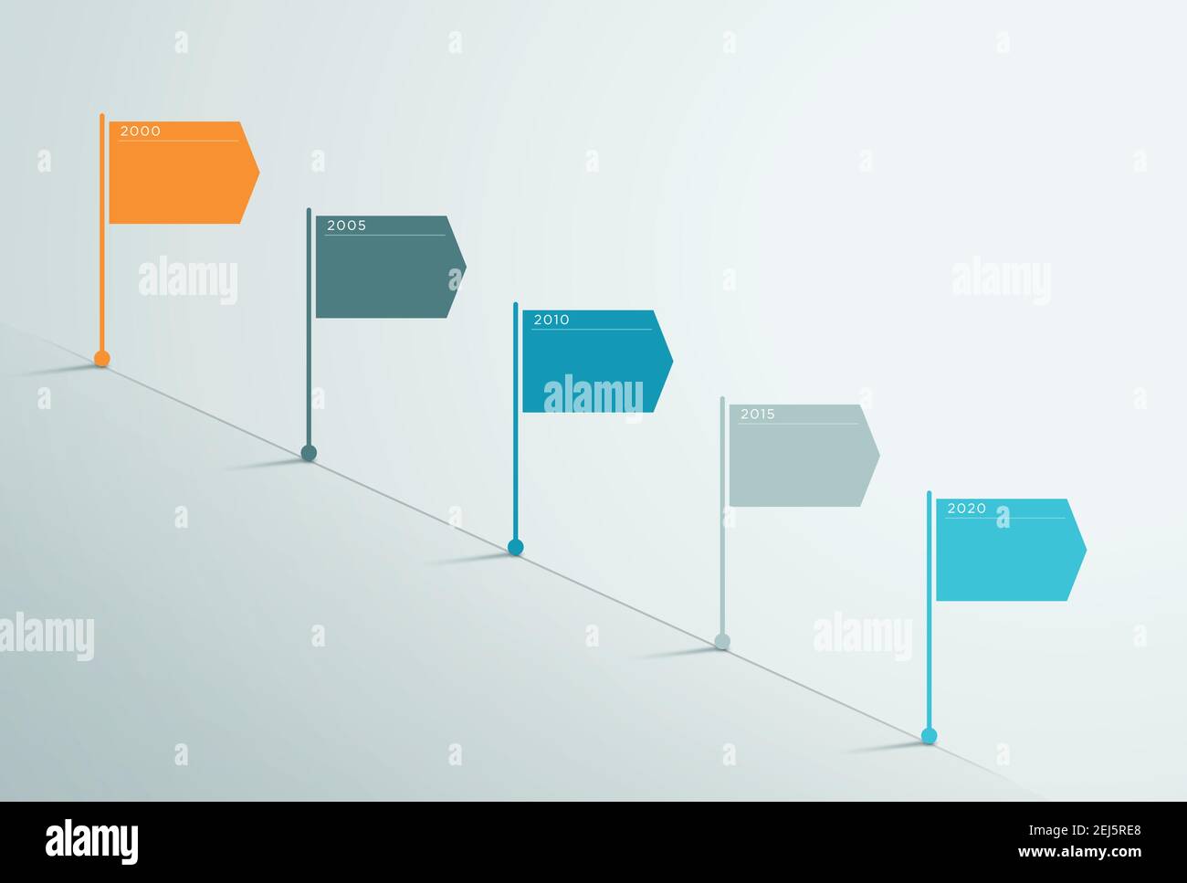 Infographie 3d Timeline Vector 4 Illustration de Vecteur