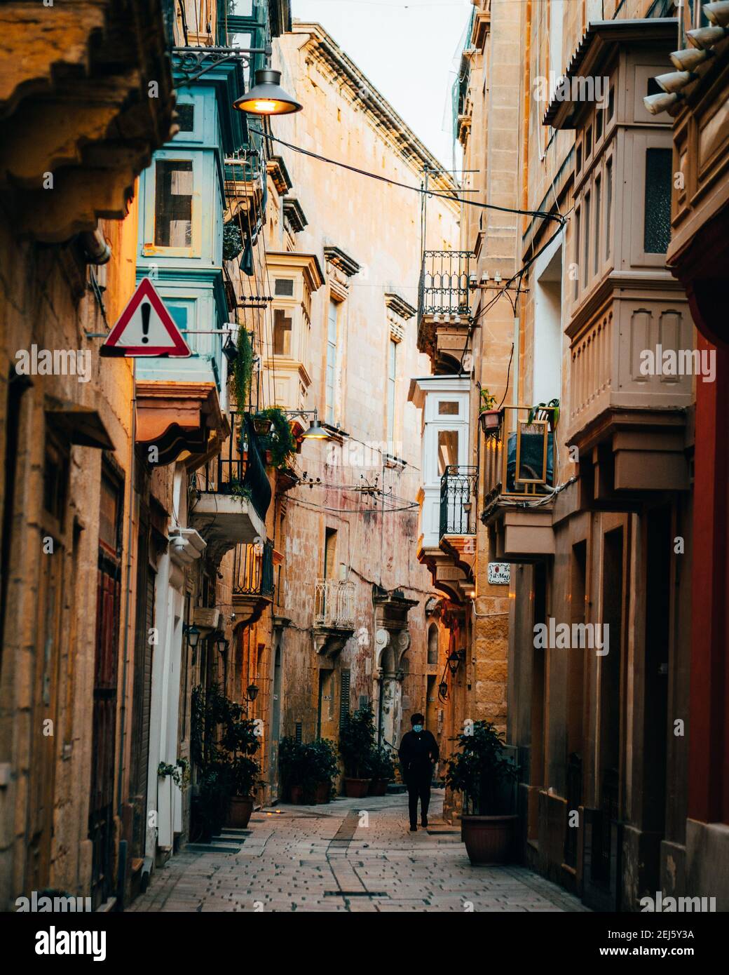 Rues Birgu Banque D'Images