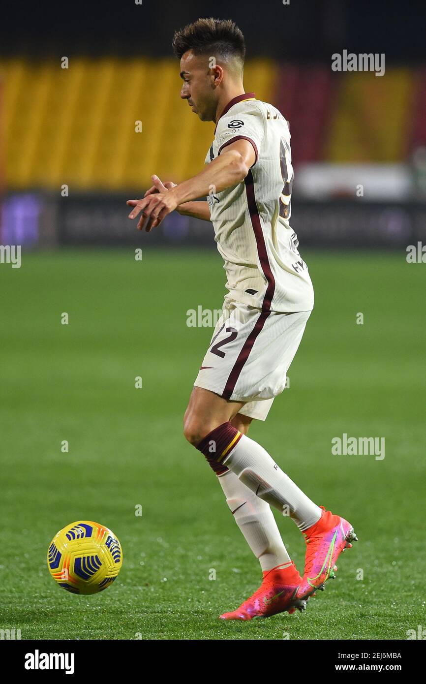 Benevento, Latium. 21 février 2021. 2/21/2021 - Stephan El Shaarawy de Roma en action pendant la série italienne UN match de football Benevento vs AS Roma au stade Ciro Vigorito à Benevento, Italie, 2i février 2021. Fotografo01 (photo d'IPA/Sipa USA) crédit: SIPA USA/Alay Live News Banque D'Images