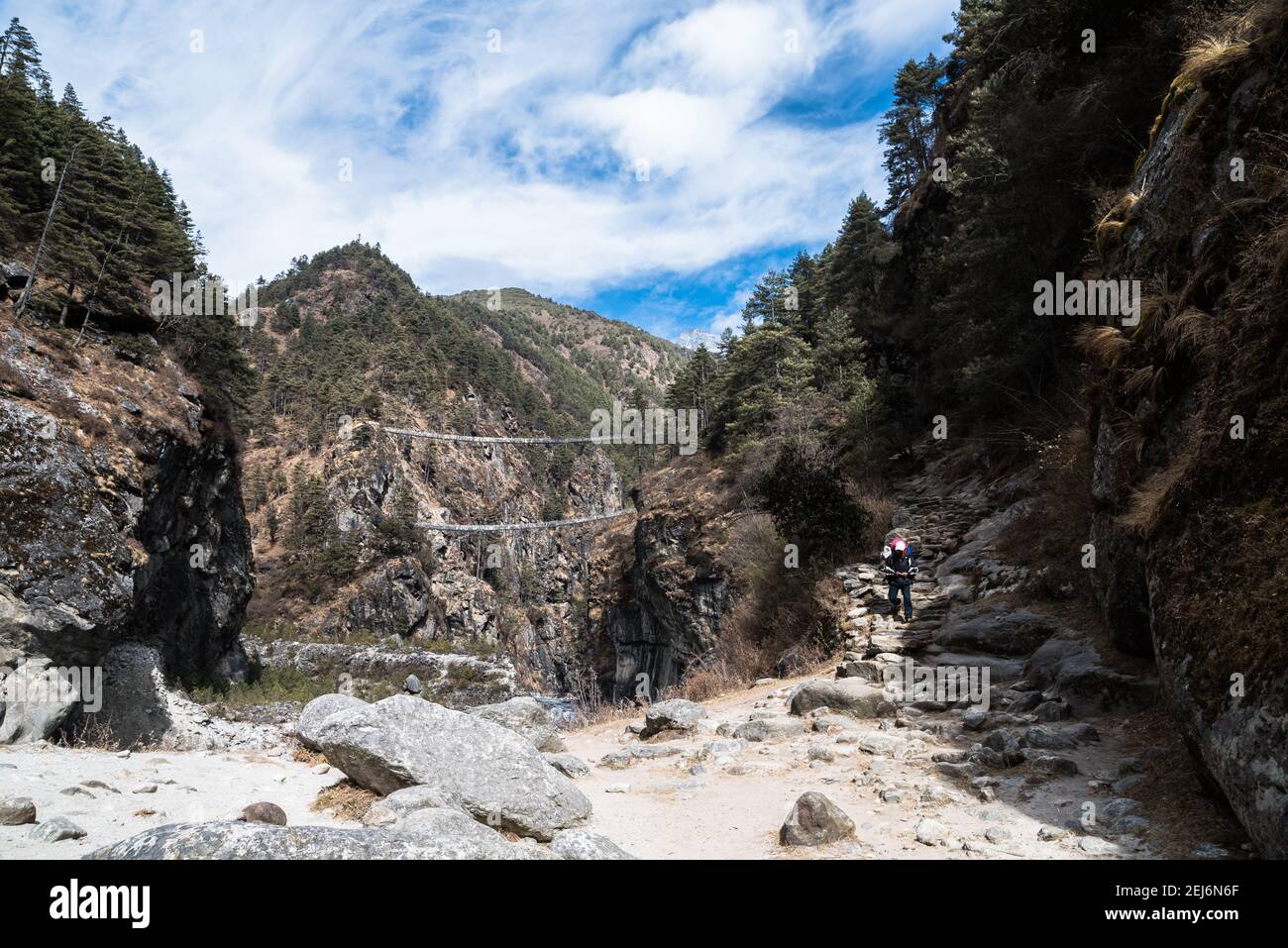 Katmandou, au Népal, est la porte d'entrée de l'Himalaya, de l'Everest et des sommets infinis, des parcs et des aventures. Ici, j'ai visité Katmandou et le parc national de Sagarmatha Banque D'Images