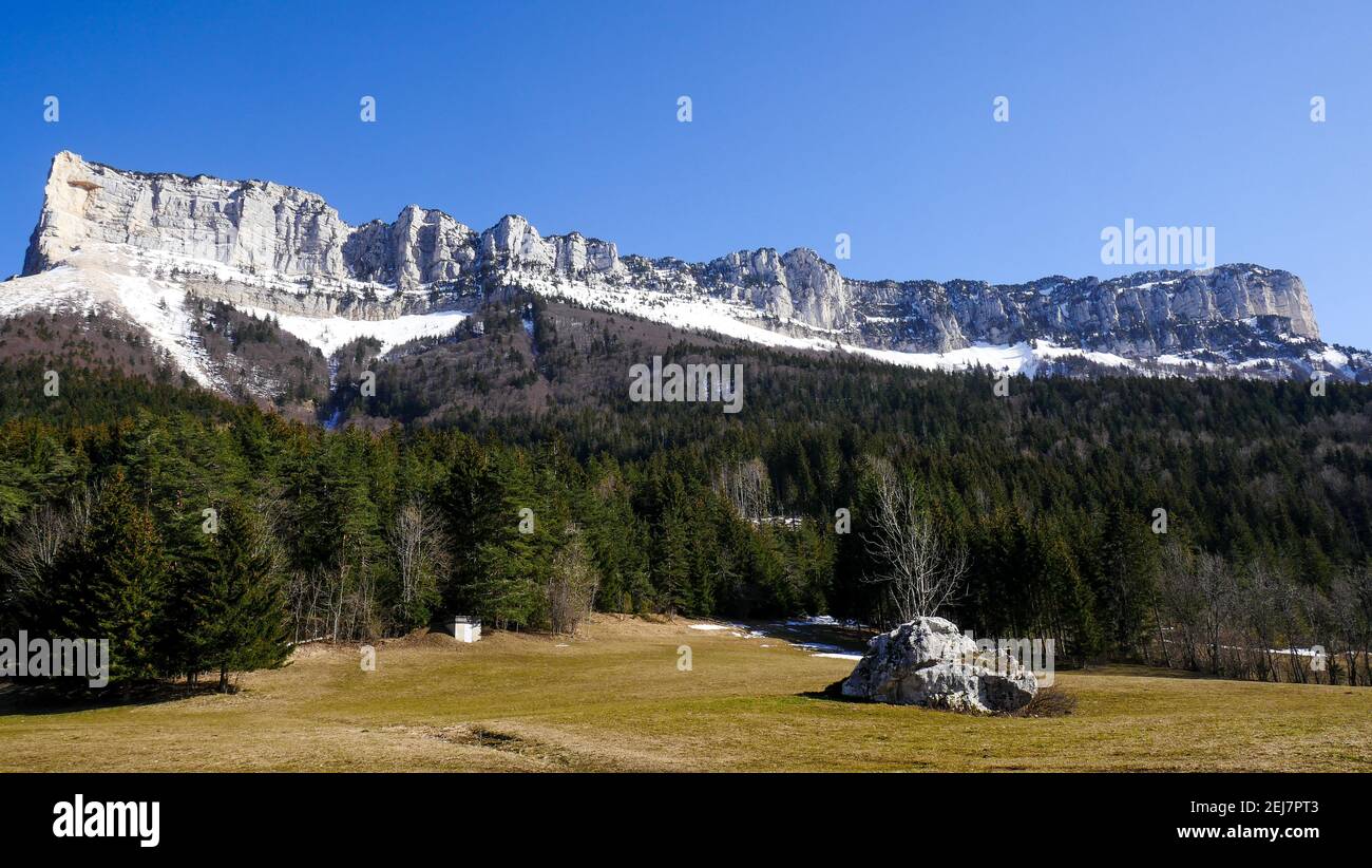 Mont Granier, Savoie, France Banque D'Images