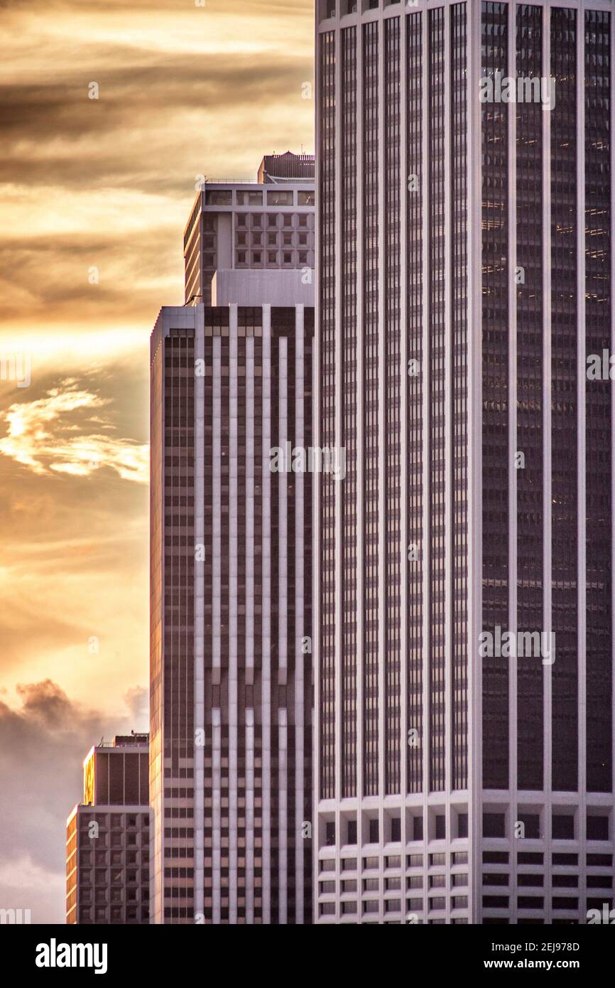 Gratte-ciels à manhattan, New york, états-unis, amérique Banque D'Images