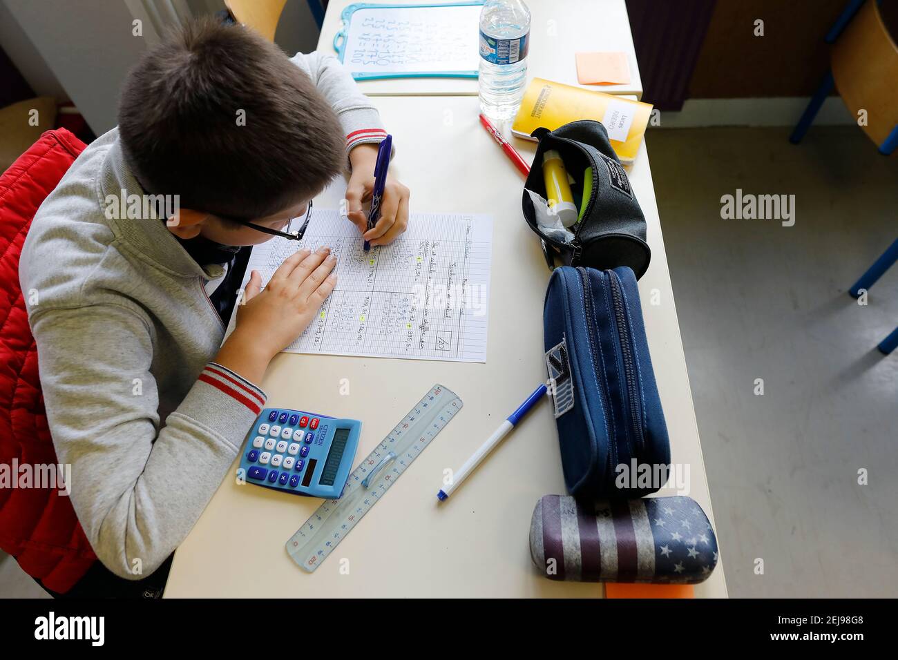 École primaire à montrouge, france Banque D'Images