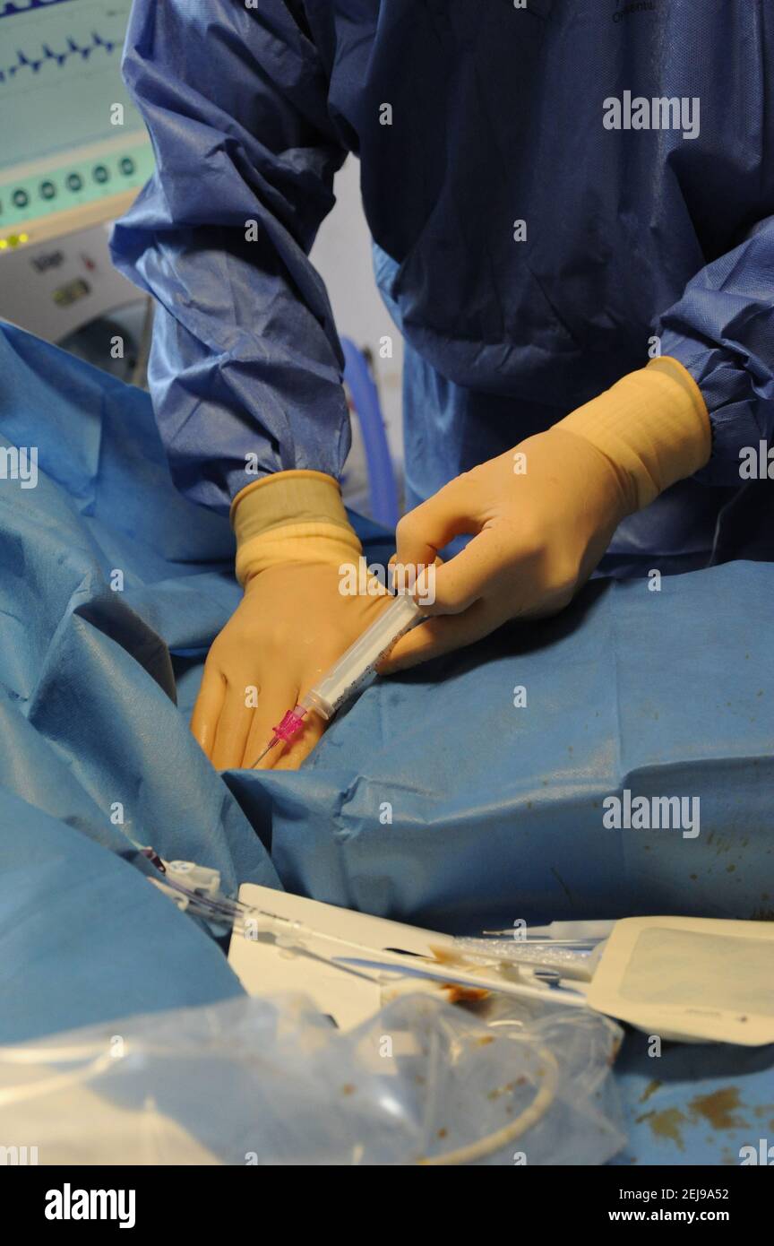 Unité de soins intensifs médicaux Banque D'Images