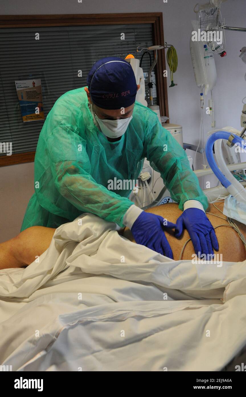 Unité de soins intensifs médicaux Banque D'Images