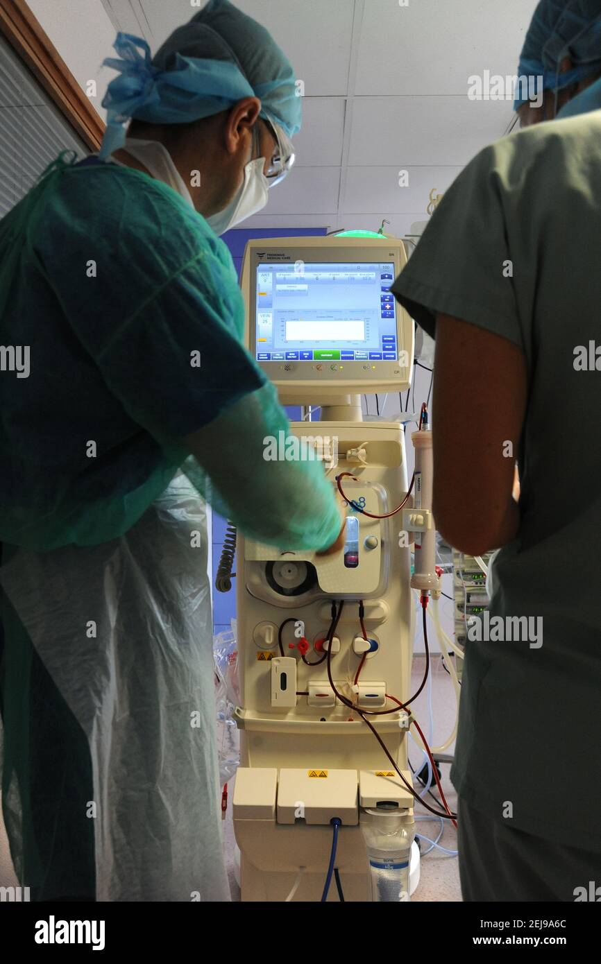 Unité de soins intensifs médicaux Banque D'Images