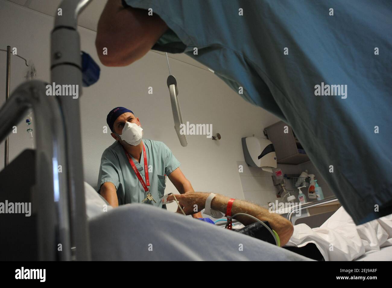 Unité de soins intensifs médicaux Banque D'Images