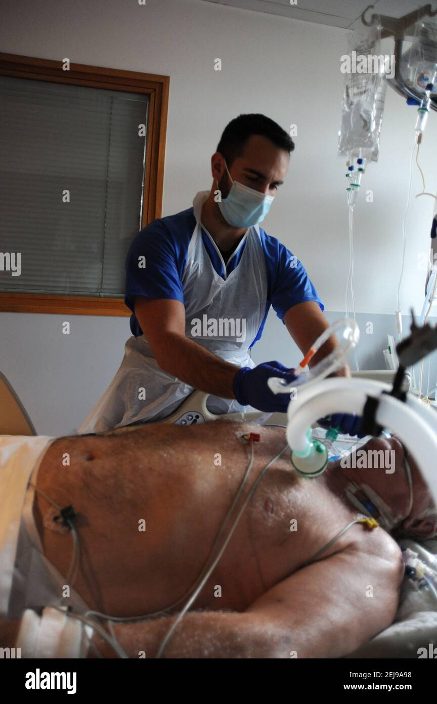 Unité de soins intensifs médicaux Banque D'Images
