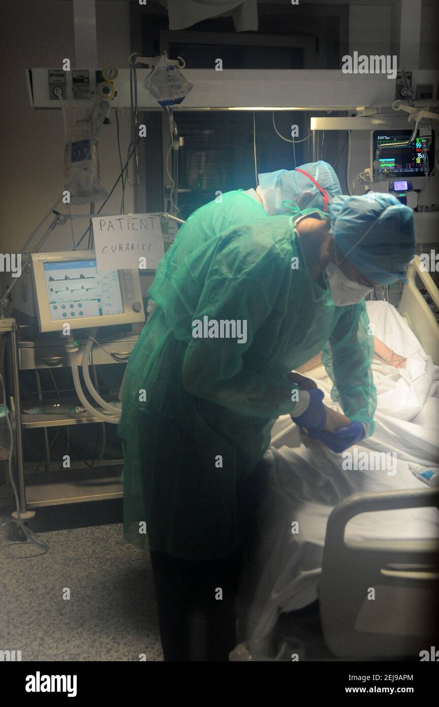Unité de soins intensifs médicaux Banque D'Images