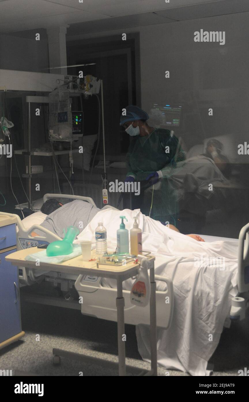 Unité de soins intensifs médicaux Banque D'Images