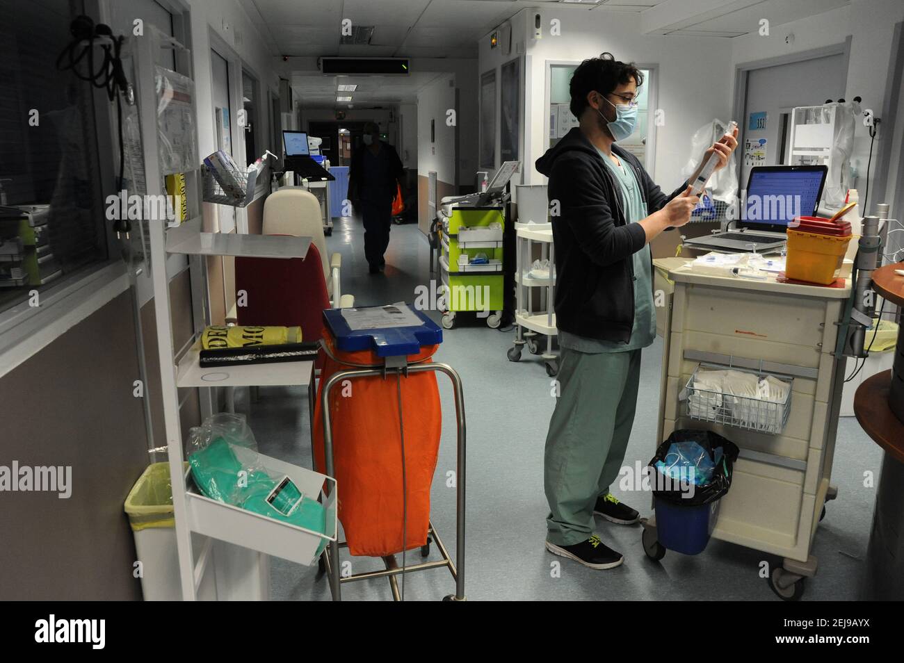 Unité de soins intensifs médicaux Banque D'Images
