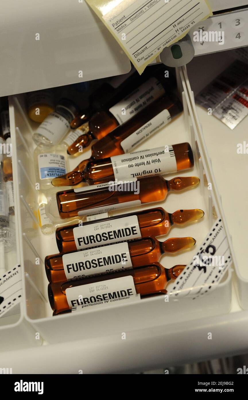 Unité de soins intensifs médicaux Covid-19 Banque D'Images